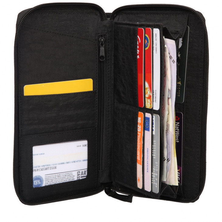 small travel document wallet